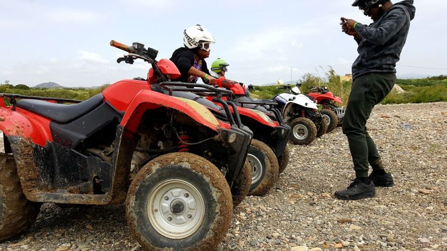 Málaga: Off-Road 2-Seater Quad Tour through Land and River - Sand, dunes, and rocky tracks