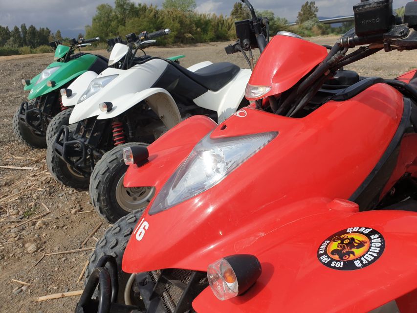 Málaga: Off-Road 2-Seater Quad Tour through Land and River - Málaga Airport adds a surprising moment