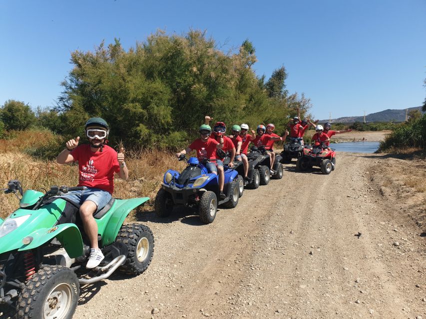 Málaga: Off-Road 2-Seater Quad Tour through Land and River - Getting comfortable on the automatic quad
