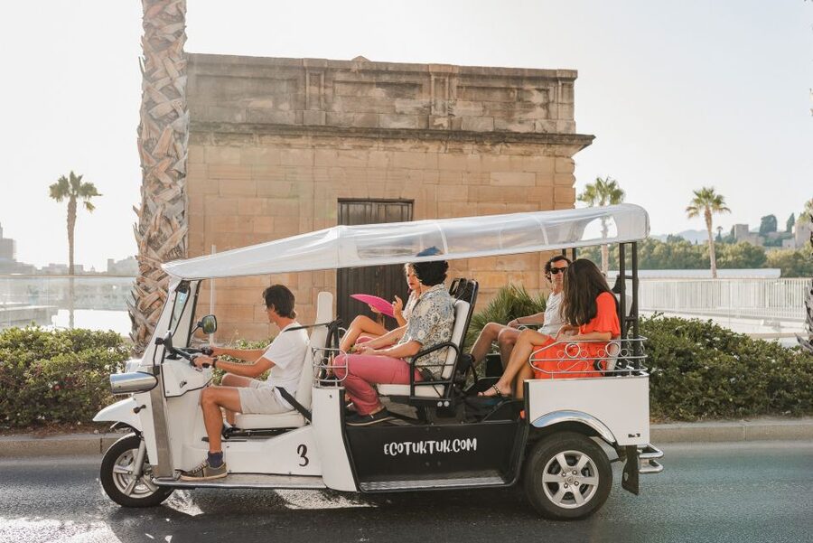 Malaga: Private City Tour by Eco Tuk Tuk - Pompidou Museum and the modern port