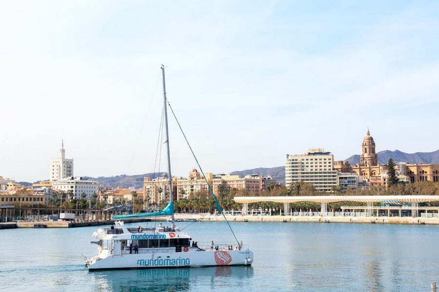 Malaga: Sailing Catamaran with Swimming and Paella Lunch - What the three-hour schedule feels like