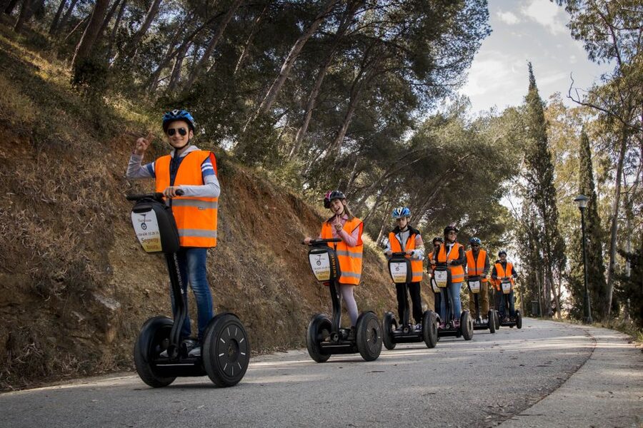 Malaga: Segway City Highlights Tour - Malagueta beach adds a change of pace