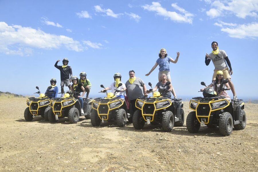 Malaga: Sierra de Mijas Guided Quad Tour - Getting ready at the Sierra de Mijas meeting point