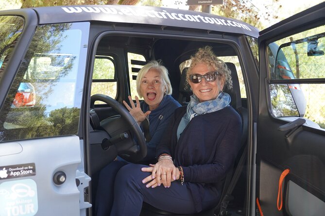 Málaga Sunset & Night Tour by Electric Car - The climb to Gibralfaro viewpoint