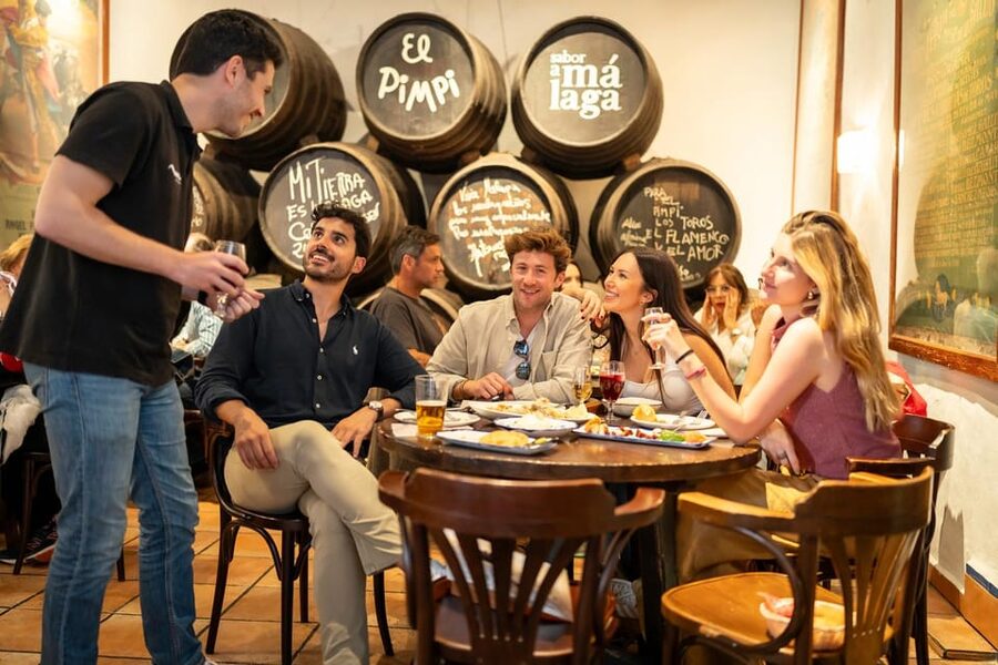 Málaga: Tapas, Wine & Rooftops Private Tour - The first wine tavern sets the tone