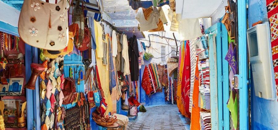 Malaga to Tangier: Exclusive Day Trip with Ferry Ticket - Walking through Bab Kasbah and Dar el Makhzen
