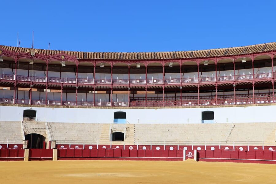 Malaga: Tour of Malagueta Bullring & Immersive Exhibition - Entering the Malagueta Bullring through Door 8