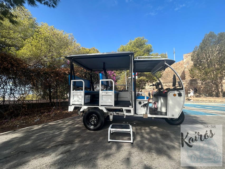 Malaga: Tuk tuk tour - Returning through Plaza de la Merced