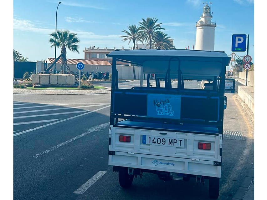 Malaga: Tuk tuk tour - What the small electric tuk-tuk feels like