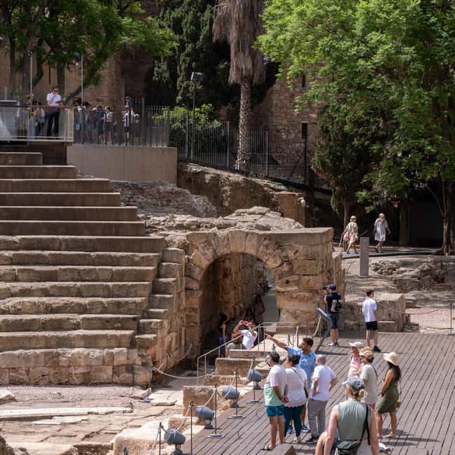 Malaga Walking Tour, Roman Theater and Alcazaba in small group with Tickets - Plaza de la Merced and the Roman Theater
