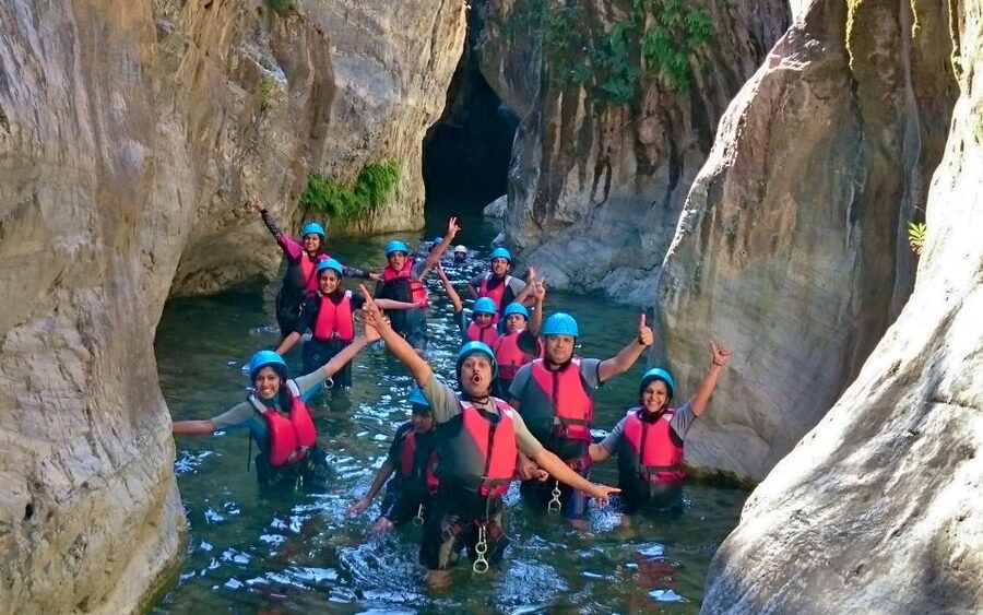 Marbella: Beginner Canyoning Tour with Safety Equipment - Walking, swimming, and learning the river