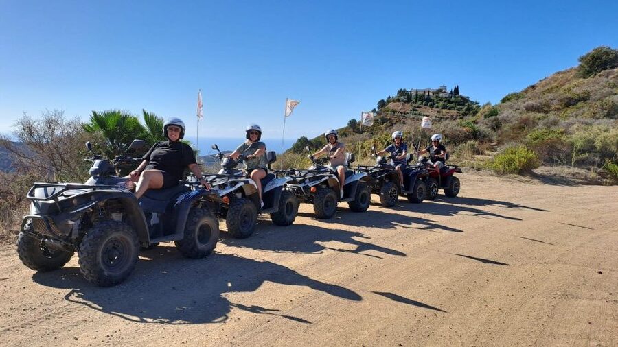 Marbella: Costa del Sol Shared Quad Tour - Rocky trails on the return to Marbella