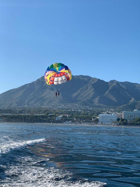 Marbella from the heights: Parasailing - Booking value at $59 per person