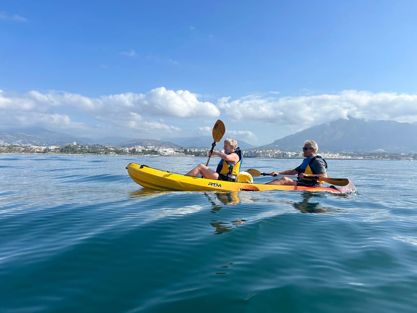 Marbella: Guided Kayak Tour in Puerto Banús - Starting from Ventura del Mar at 16
