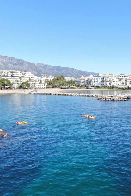 Marbella: Guided Kayak Tour in Puerto Banús - Practical preparation for the beach