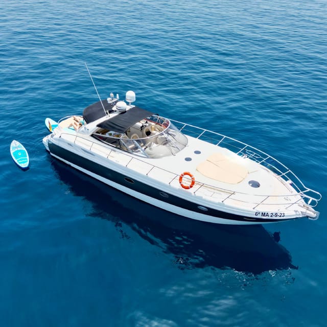 Marbella: Private Cruise in Luxury Yacht - Leaving Marbella aboard the Cranchi Mediterranee 50