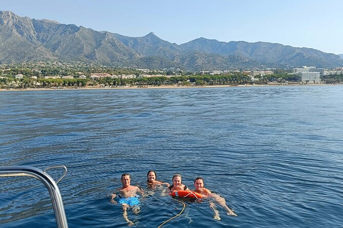 Marbella Private Sailboat: Navigation, Bath and Snacks (10 pax) - Price and group value