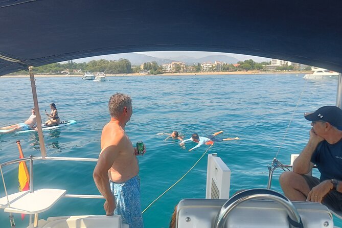 Marbella Private Sailboat: Navigation, Bath and Snacks (10 pax) - What three hours feels like