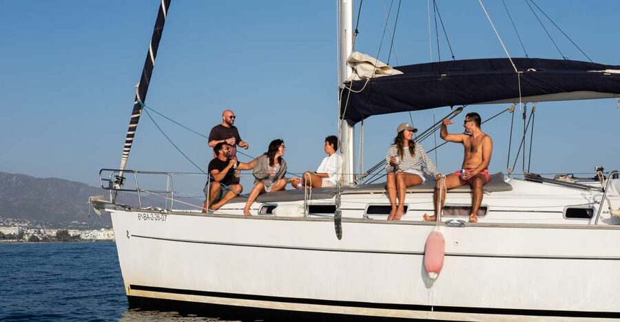 Marbella: Sailing & Dolphin Watching with Snacks and Drinks - Leaving Puerto Banús aboard a proper sailing boat