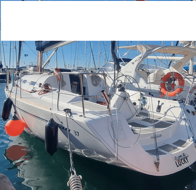 Marbella: sunset sailboat trip Drinks-Snacks,2 hour - Swimming, paddle surf, and fishing time