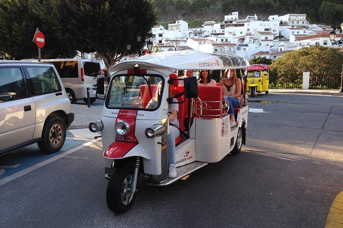 Mijas: Panoramic city tour in an electric Tuk Tuk - Starting beside the miniature museum