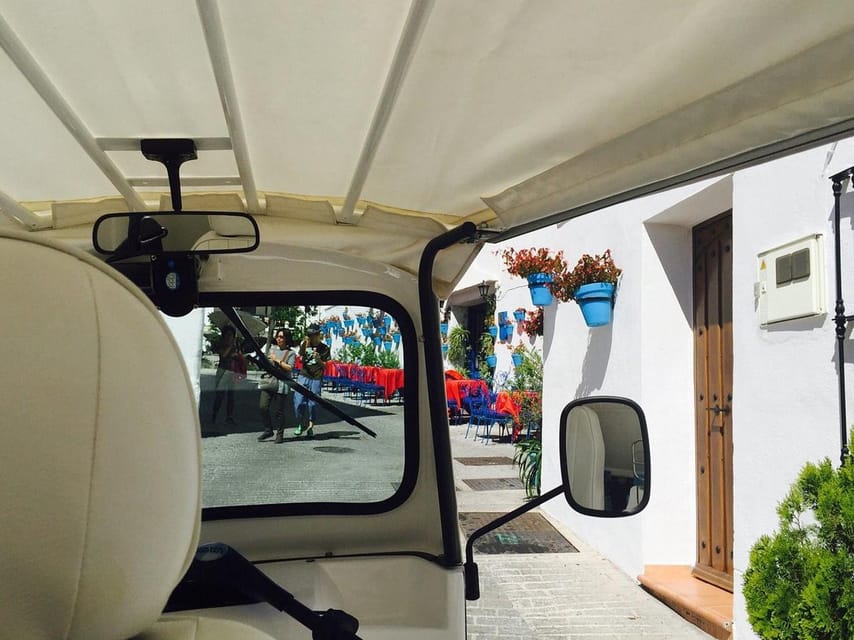 Mijas: Panoramic city tour with an electric Tuk Tuk - Starting beside the Carromato de Max museum