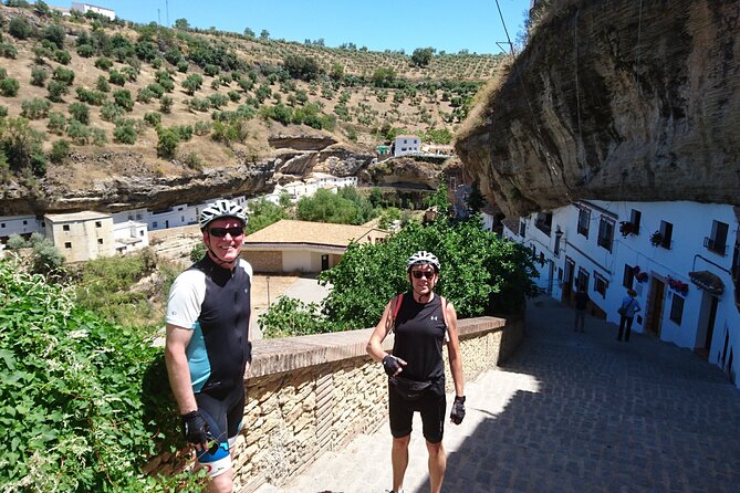 MTB (Self-Guided) Setenil de las Bodegas - 30km Easy - The arrival at Setenil de las Bodegas