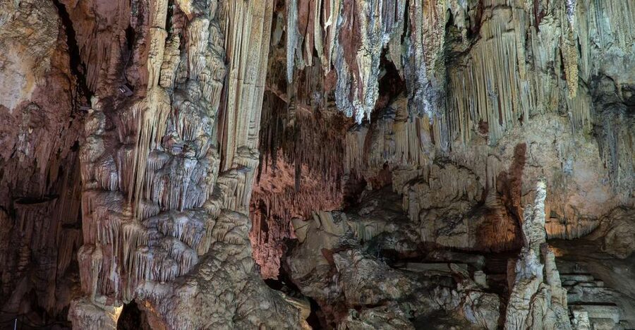 Nerja: Caves of Nerja Entry Ticket with Audio Guide - Entering the huge underground chambers