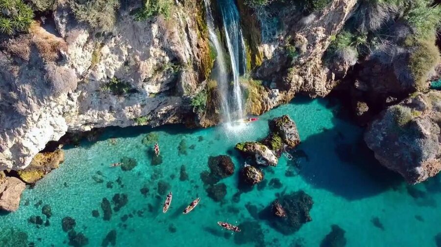 Nerja: Free Kayak Route along the cliffs of Nerja and Maro - A self-guided paddle from Burriana Beach