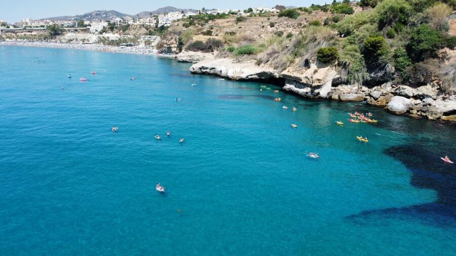 Nerja: Free Kayak Route along the cliffs of Nerja and Maro - What the $31 price includes