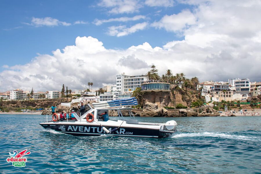 Nerja: Maro Waterfall Boat Trip with Paddleboarding & Drink - Paddleboarding to the waterfall