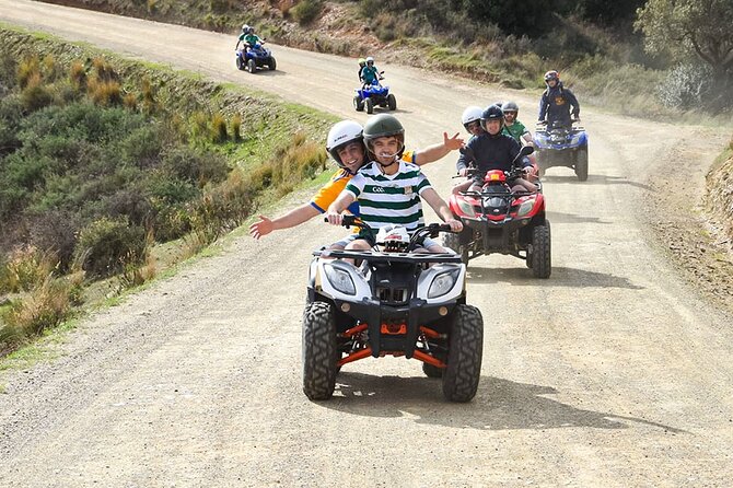 Off-road Quad Biking Tours In Mijas, Málaga, Costa del Sol - Leaving Las Lagunas for the Mijas hills