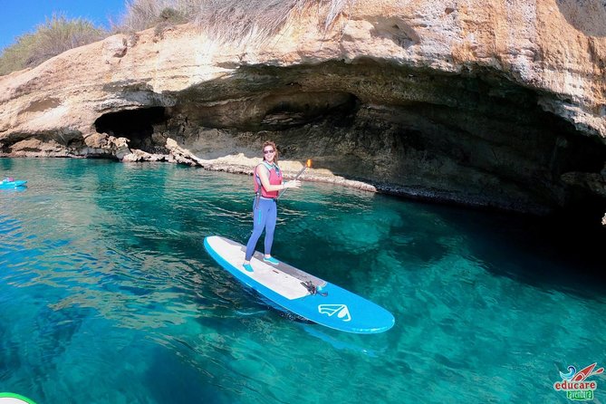 Paddle Surf Route Cliffs Nerja and Cascada de Maro + Snorkel - Setting out from Burriana Beach at 1 p.m.