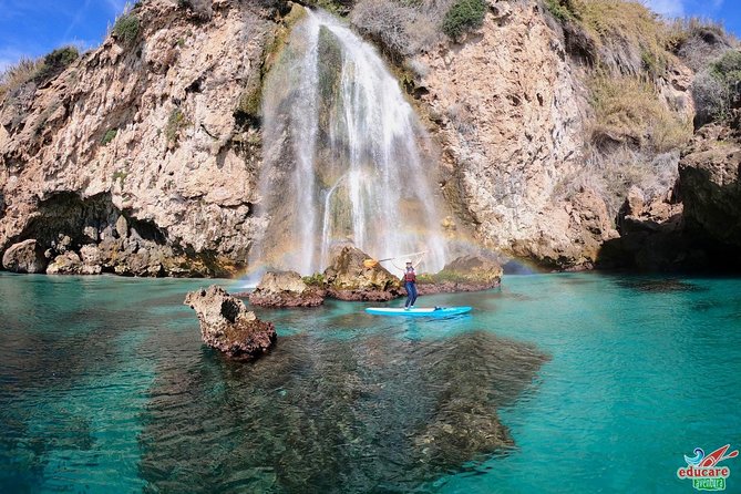 Paddle Surf Route Cliffs Nerja and Cascada de Maro + Snorkel - Cueva del Lobo and Cascada Doncella
