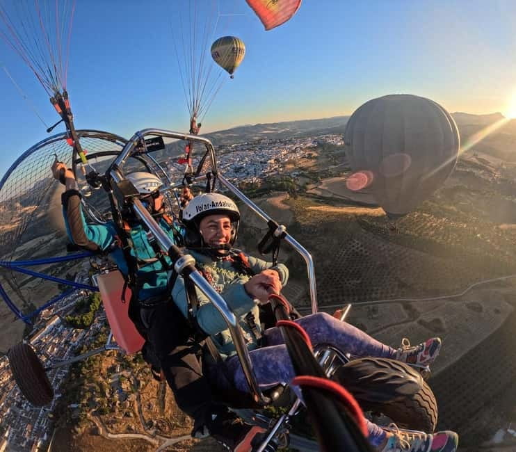 Paramotoring in Ronda (Malaga), near Marbella - The Takeoff: A Short Runway and a Quick Change of View
