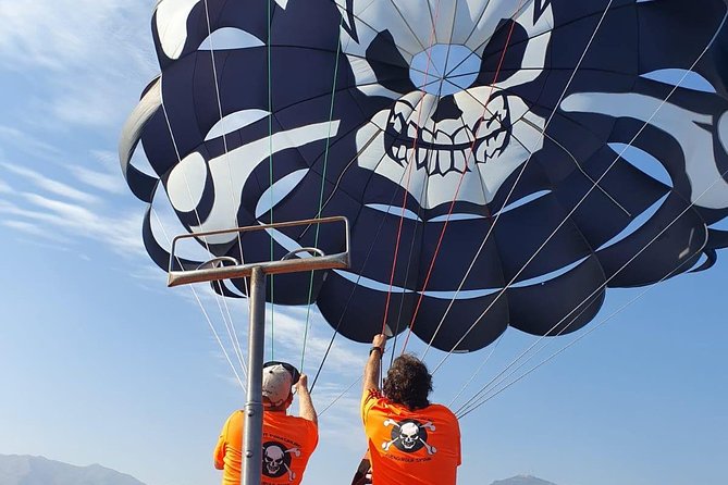 Parasailing in Fuengirola - The Highest Flights on the Costa - How the $57.93 price works out
