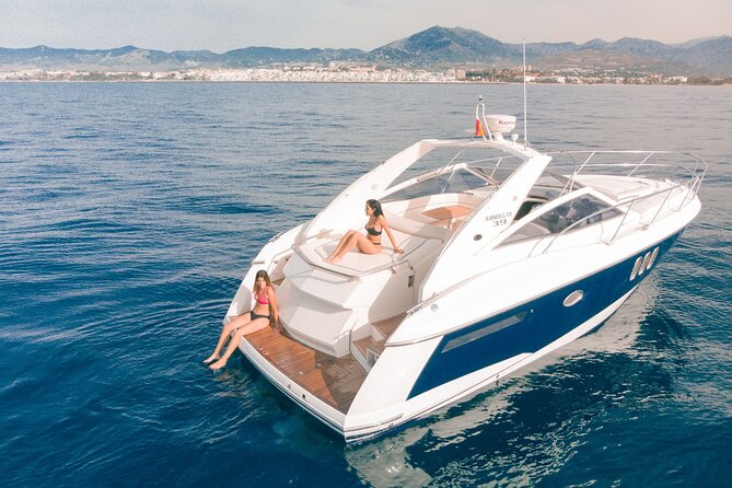 Private 4h Half-Day Luxury Boat Trip from Puerto Banus, Marbella - A private view of Marbella from Puerto Banús