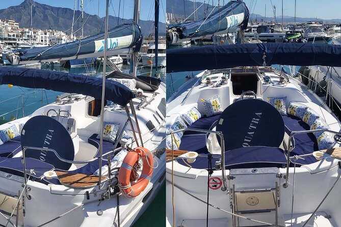 Private Sailboat Rental in Puerto Banús, Marbella - Drinks, fruit, and small bites aboard