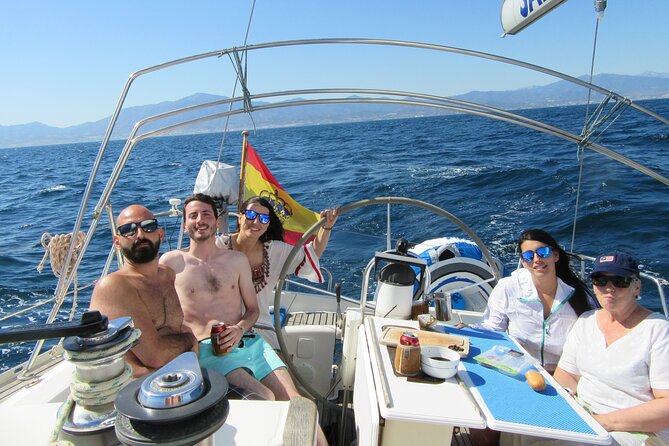 Private Sailing - dolphin Experience Estepona - drink & food - 4h - Food, drinks, and the relaxed side of the trip