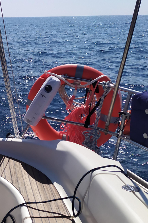 Private Sunset Sailing Trip - Leaving Marbella before the sun goes down