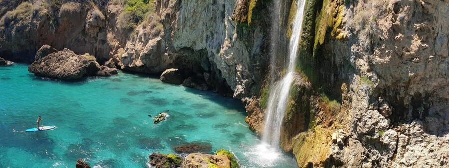 Ruta libre en paddel surf por la cascada de Nerja y Maro 😍 - How much freedom do you really get?