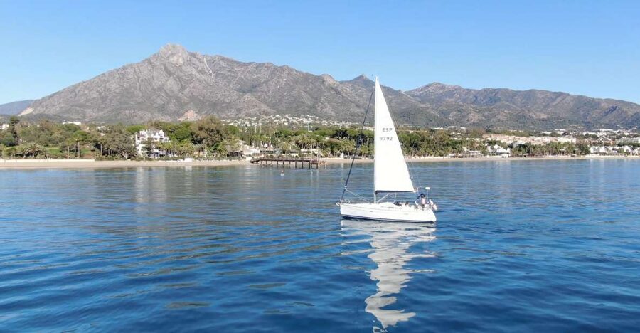 Sailing Trip in Marbella from Puerto Banus - Leaving Puerto Banús by the Main Channel