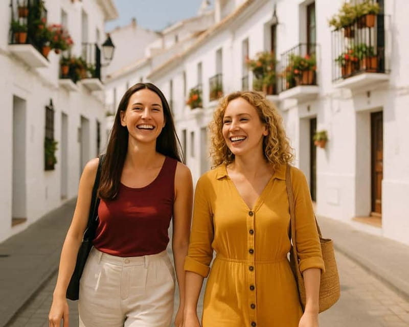 Self-Guided Wine & Tapas Walking Tour - Four stops through Mijas Pueblo, at your own pace
