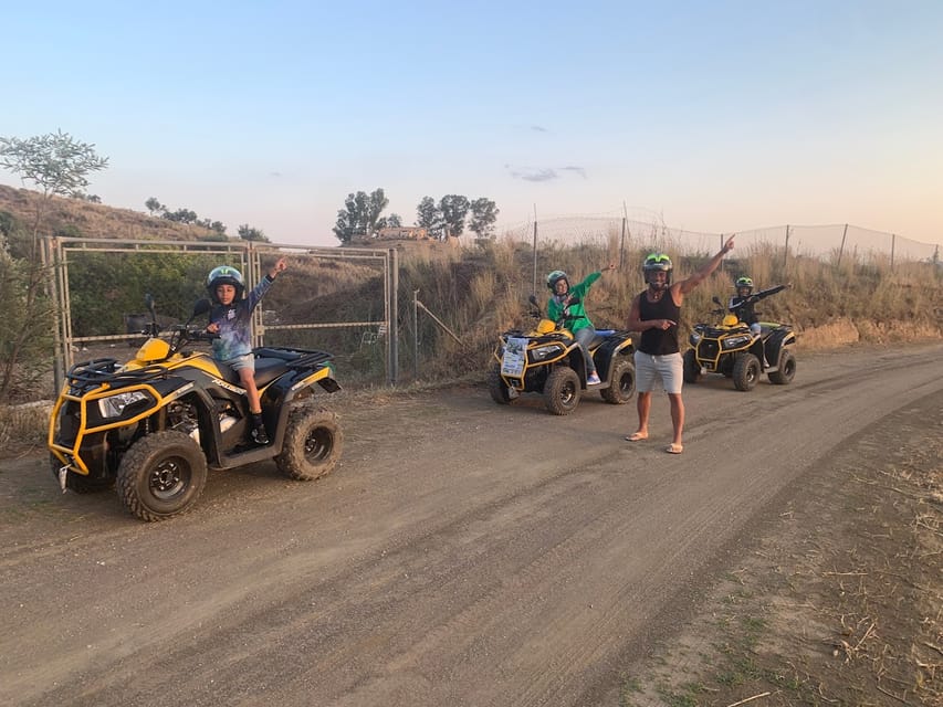 Sunset 1 Hours Quad Tour. (Price for quad 1-2 pax) - The winding climb toward Mijas