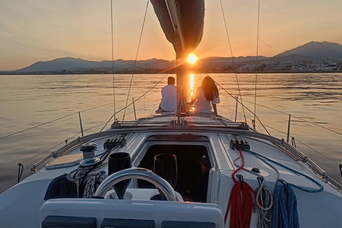 Sunset on Private Sailing boat Puerto Banus Marbella (10 pax) - Key points to know before booking