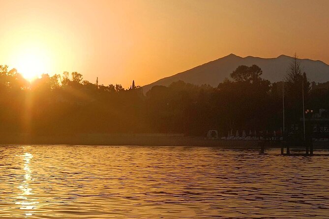 Sunset on Private Sailing boat Puerto Banus Marbella (10 pax) - Cava, snacks, and the sunset toast