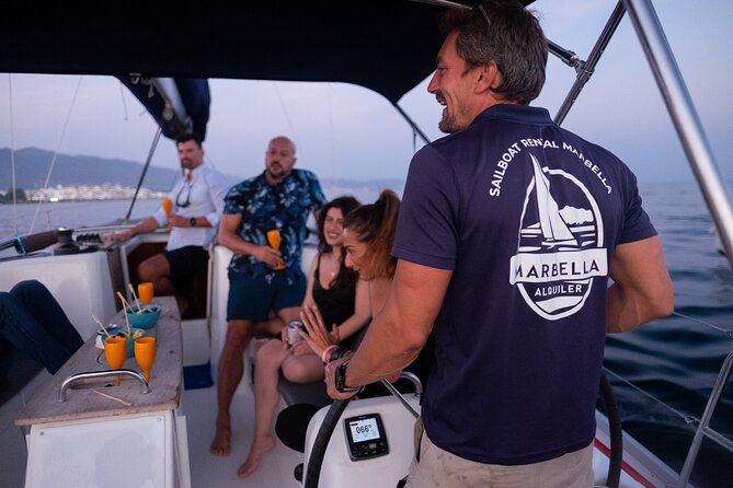 Sunset Sailing along the Marbella coast from Puerto Banus - Captains Make Much of the Difference