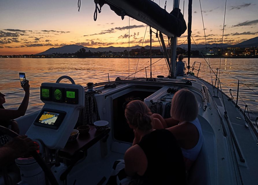 Sunset Sailing in Private Sailboat Puerto Banus Marbella - What the $447 group price really means