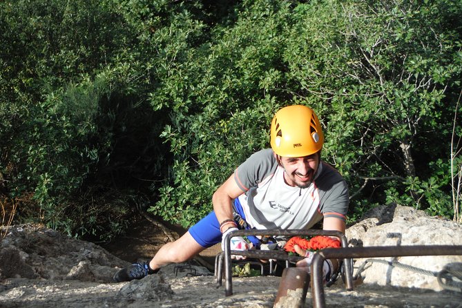Via Ferrata Tajo de Ronda - Iron steps, rock walls, and old mill ladders